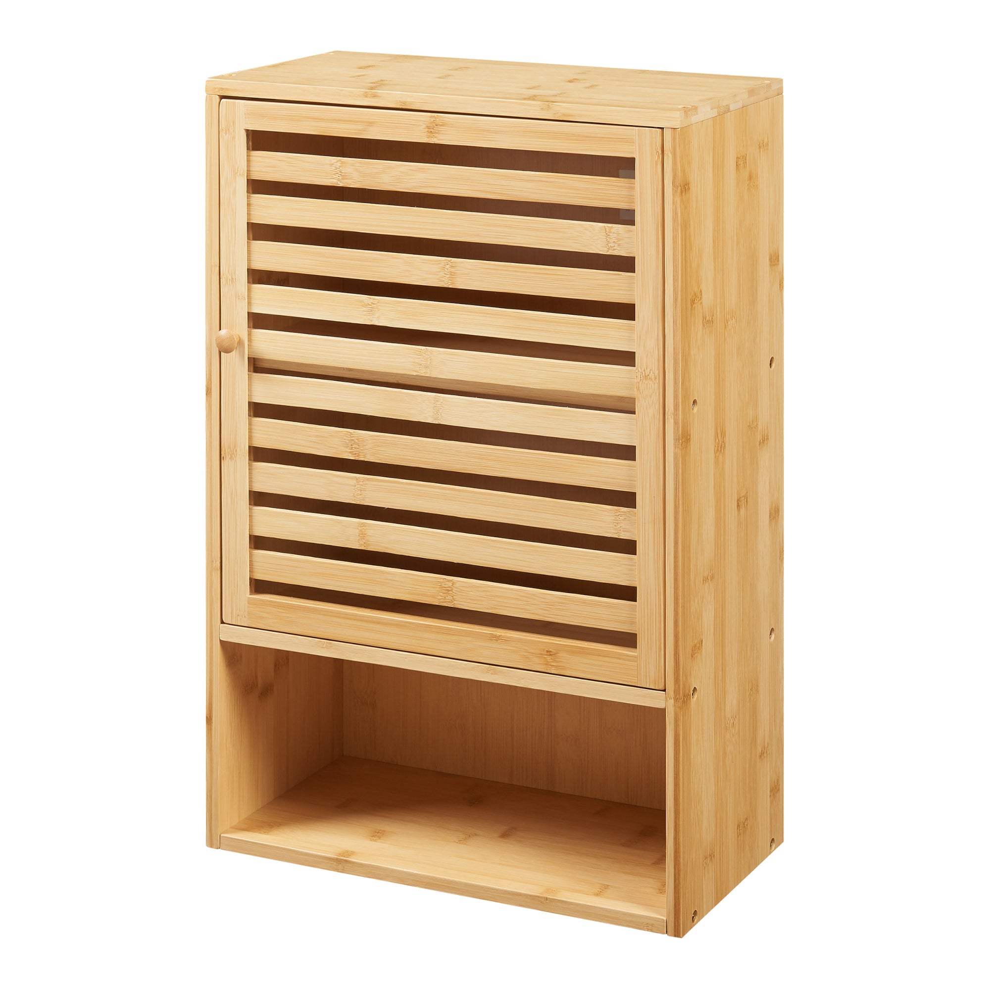 Armoire murale de salle de bain Gjesdal bambou 60 x 40 x 20 cm naturel [en.casa] - 3