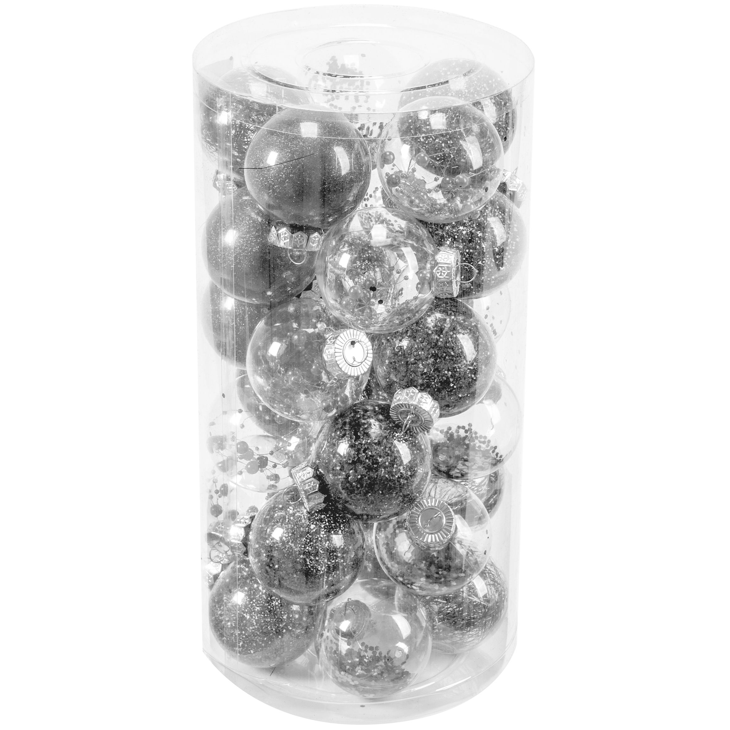 BOLAS DE NATAL SYSD1688-064 30SZT GREY - 3