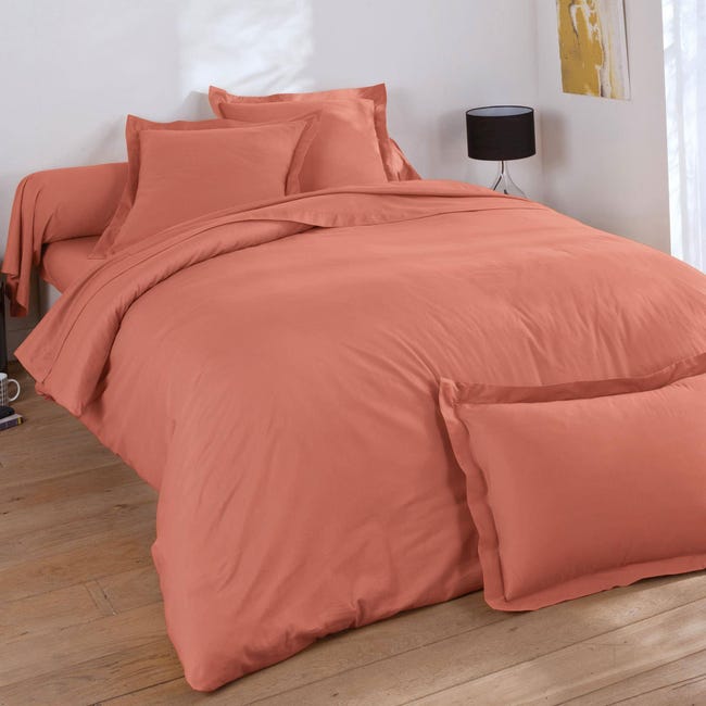 Today Housse De Couette 140x200 Cm Coton 1 Personne - Collection Essential Fusain