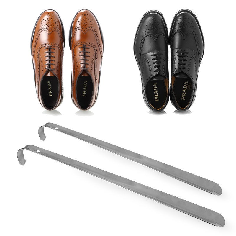 Identités Chausse-Pied Long En Métal Anthracite - 60 Cm Avec Poignée Confort