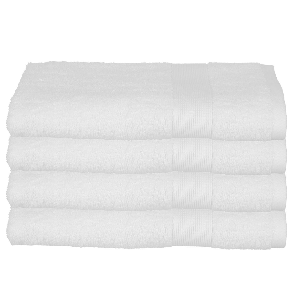 Lot De 4 Serviettes De Toilette En Coton Gris Foncé Tissu Jacquard 30 X 50 Cm