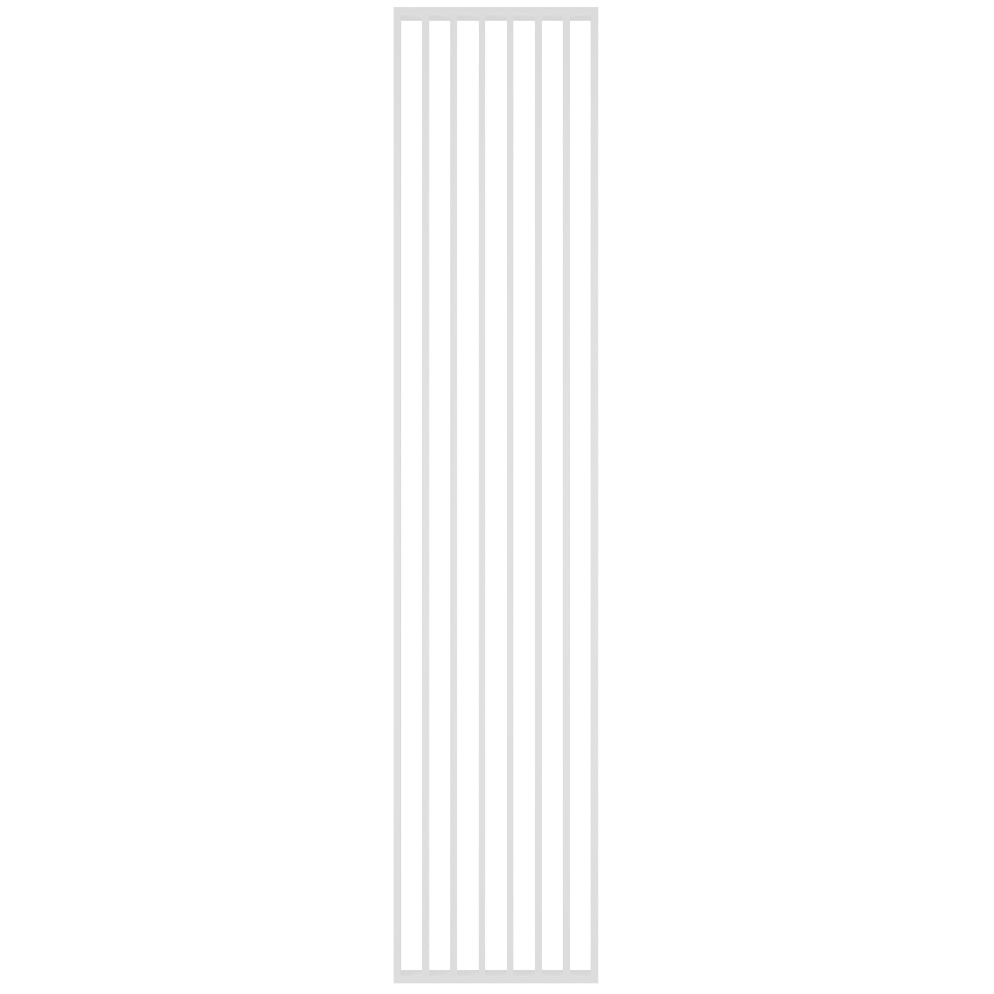 Ścianka lamelowa Marbet Design WOODWALL 275x58 cm Biała 1 szt.