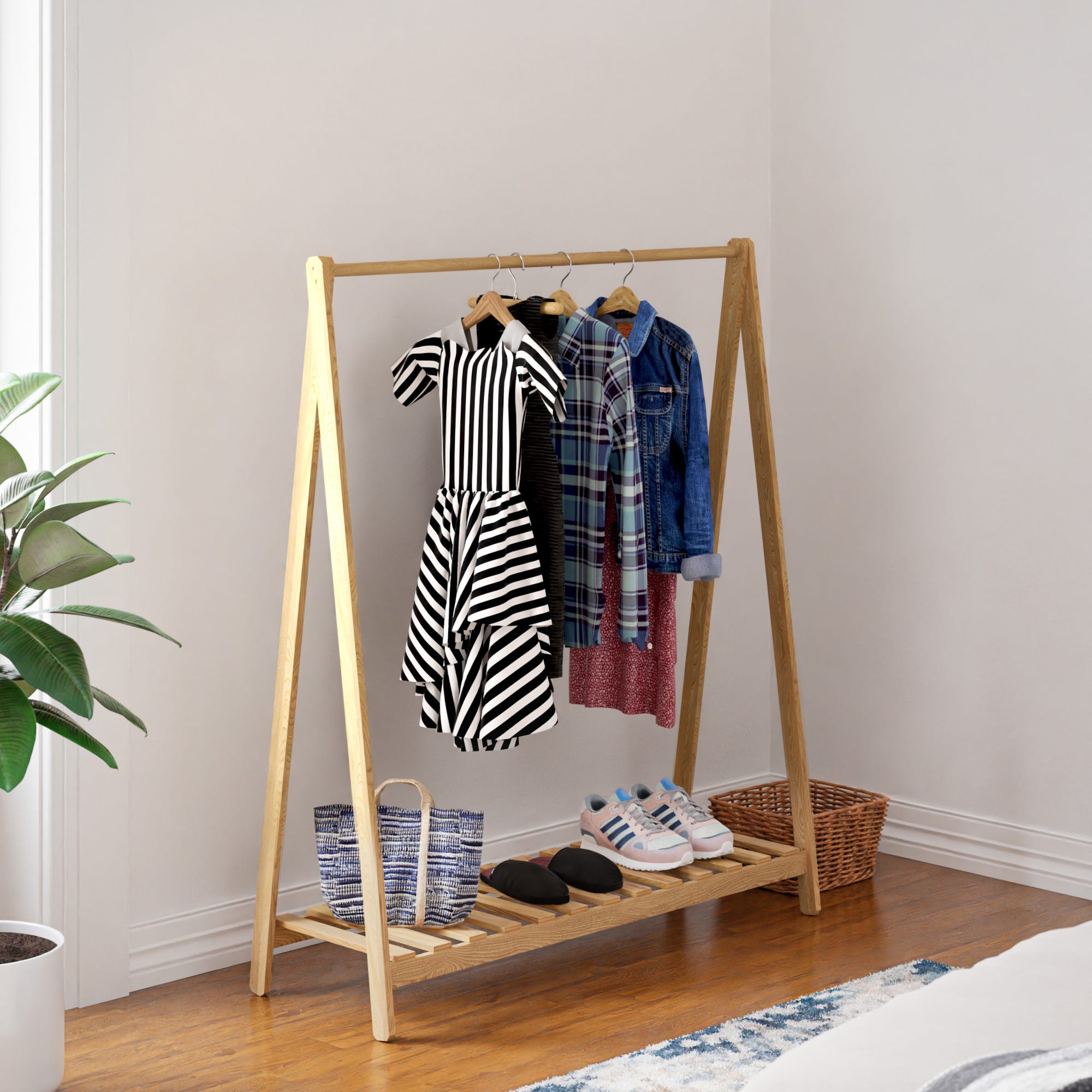 Madera Perchero Burro Leroy Merlin Leroy Perchero Tendedero