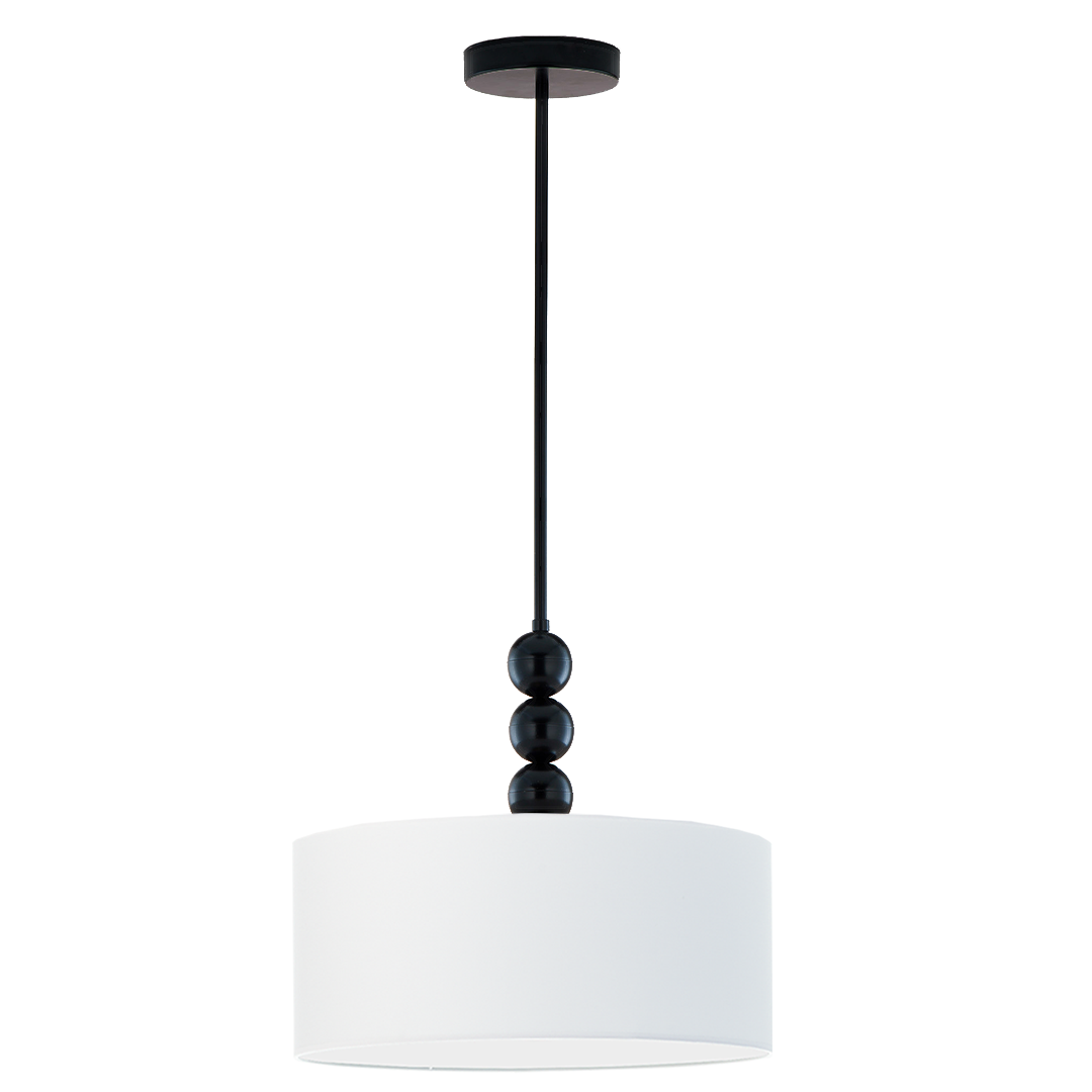 Lampa sufitowa żyrandol lampa wisząca z abażurem walec IKO