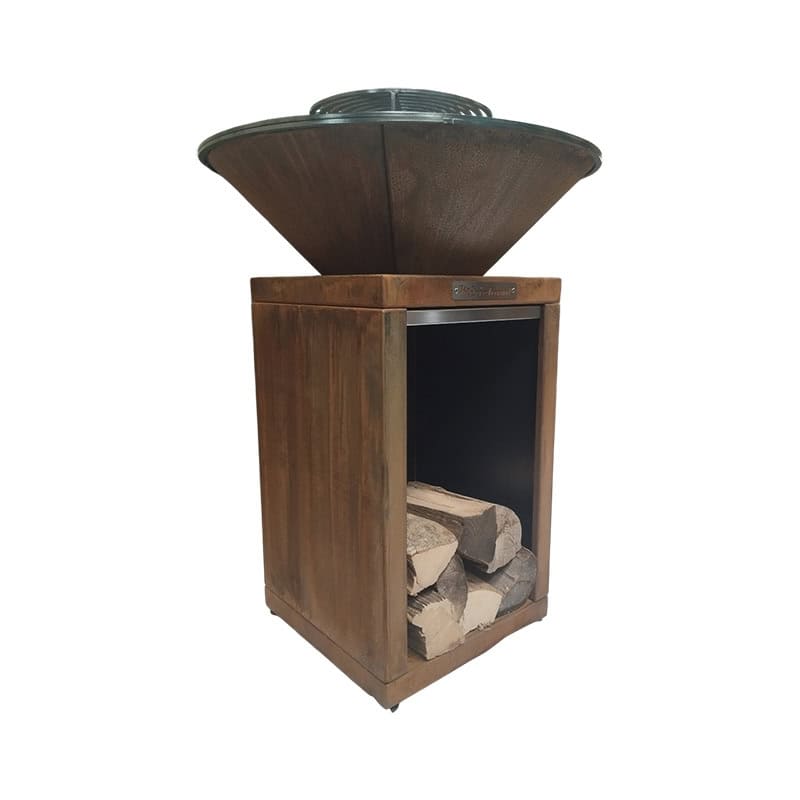 BRASERO COULEUR CORTEN diamètre 75cm - 4
