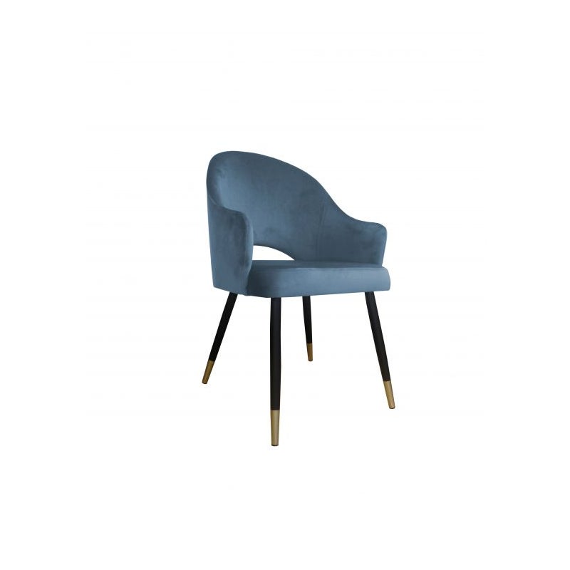 Krzesło JENISEJ BL VELVET GOLD szare