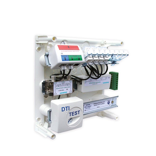 Coffret de Communication de grade 1 avec 8 prises RJ45-SIEMENS