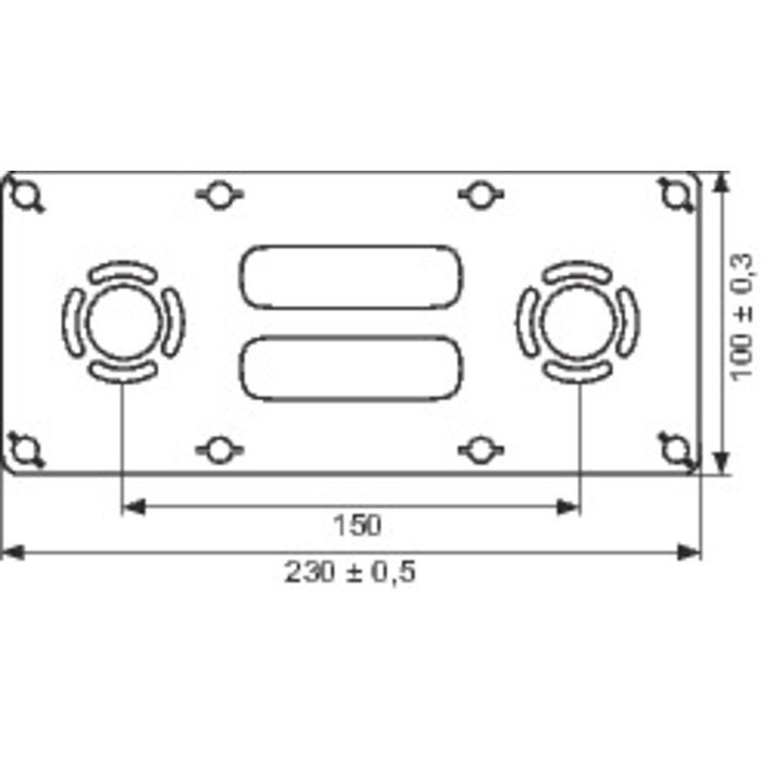 Sortie cloison robietterie ROBIFIX 150mm PER Ø16 à sertir - Femelle 1/2