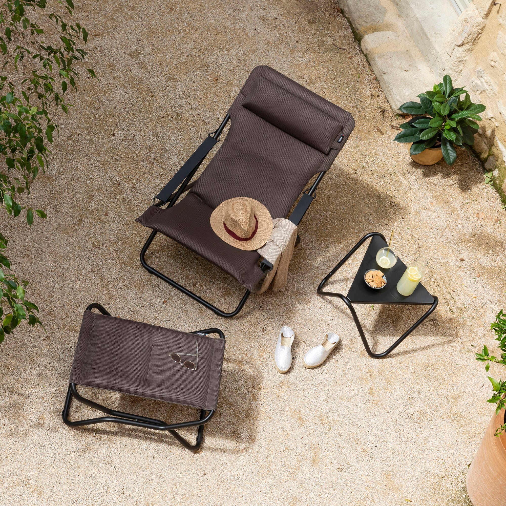 Bain de soleil LAFUMA Transabed AirComfort - Taupe - 4