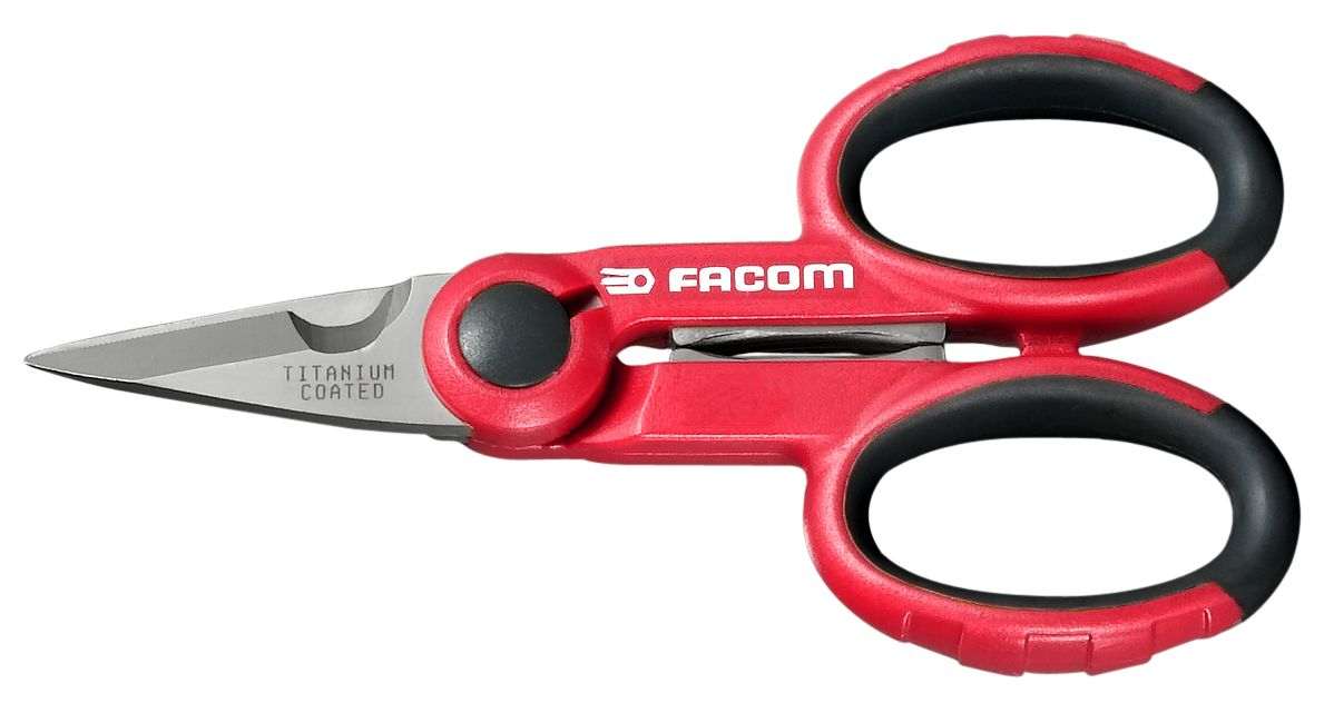 Ciseaux D'électricien Double Effet Avec Profils à Foret - Neuf