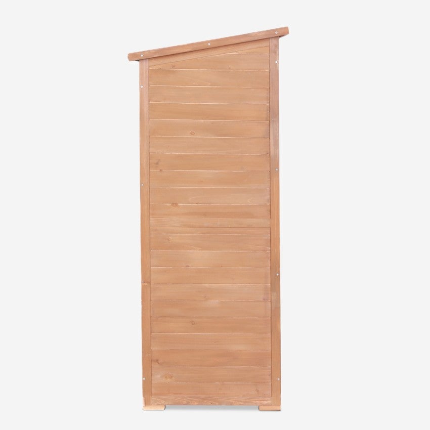 Cabane en bois pour outils de jardin 111x51x142 Smew - 6