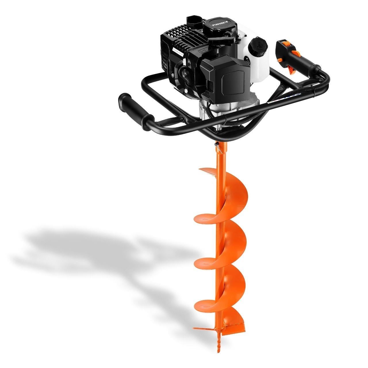 FUXTEC swider spalinowy FX-EB143ECO, swider z 2 wiertlami, 42,7 cm³, wiertlo 100/150 mm, sprzeglo odsrodkowe, ergonomiczny, 8,5 kg