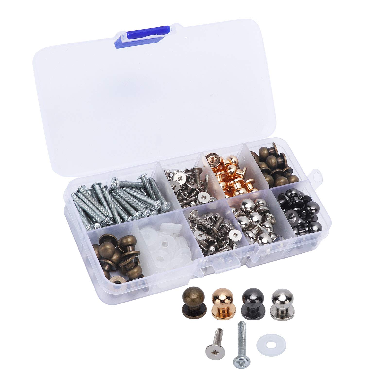 100 œillets Creux Plaqué Laiton Doré - M2 X 5 Mm, Uxcell, Pour Couture, Bricolage, 10g
