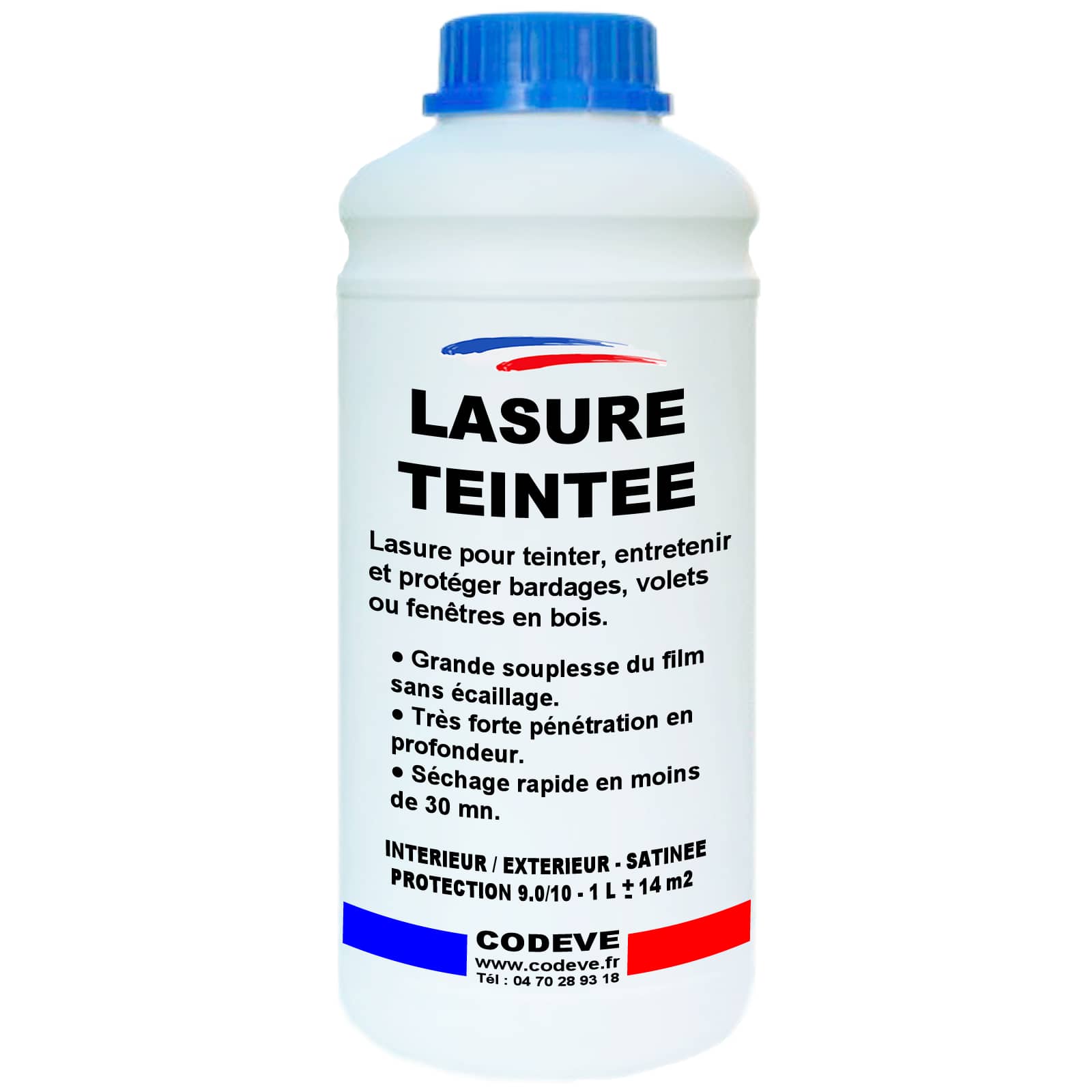 Lasure Teintee 1 L Codeve Bois Merisier Pour La Protection De lasure-teintee-1-l-codeve-bois-merisier-pour-la-protection-de