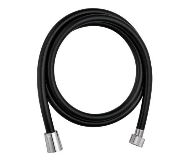 Wąż prysznicowy WN BLACK 150 PCV czarny, Kerra