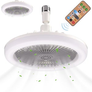 Ventilateur de Plafond avec Éclairage LED Smart (Dimmable 3000K-6000K