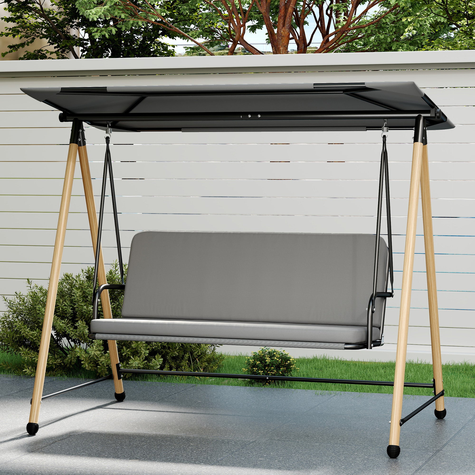 Balancelle de jardin acier Outsunny - 9