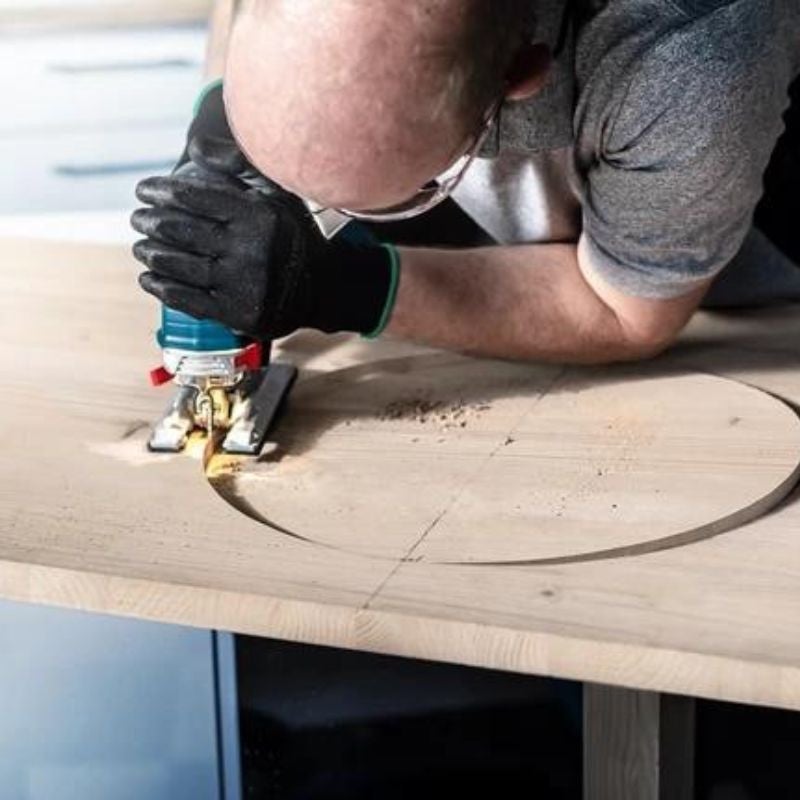 Bosch Professional 3x Set di Lame per Seghetto Alternativo Expert ‘Wood 2-side clean’ per Compensato, Pannello per mobili in Legno Massiccio, Lunghezz - 4
