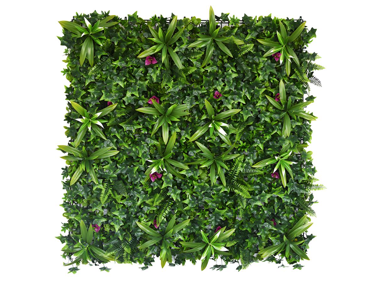 Mur végétal synthétique vert - pack de 1m² - IKAZ - 6