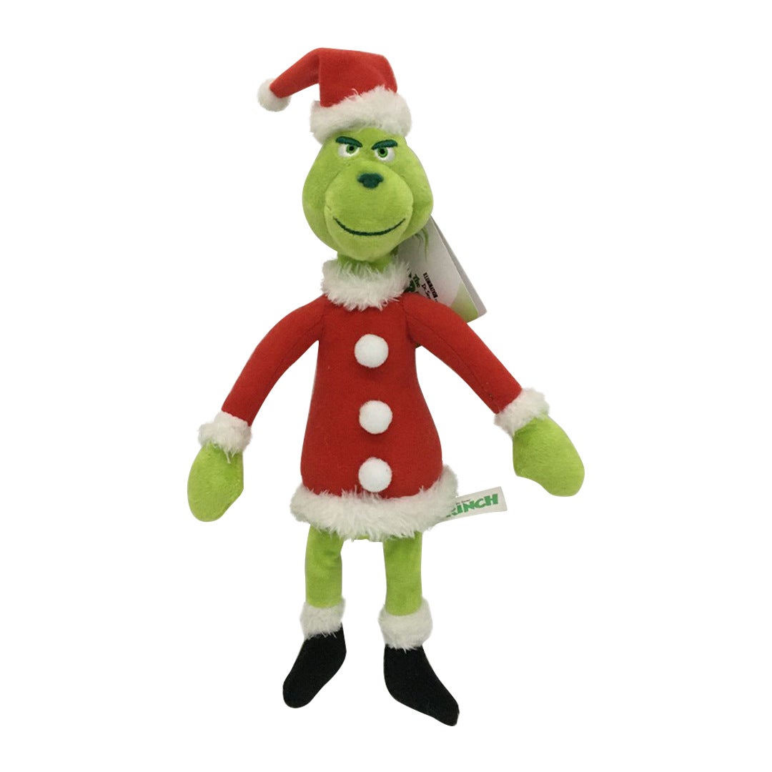 Pluszowy Grinch o wysokości 12,5 cala, realistyczna zielona maskotka do dekoracji domu, zabawka Grinch dla rodziny i przyjaciół