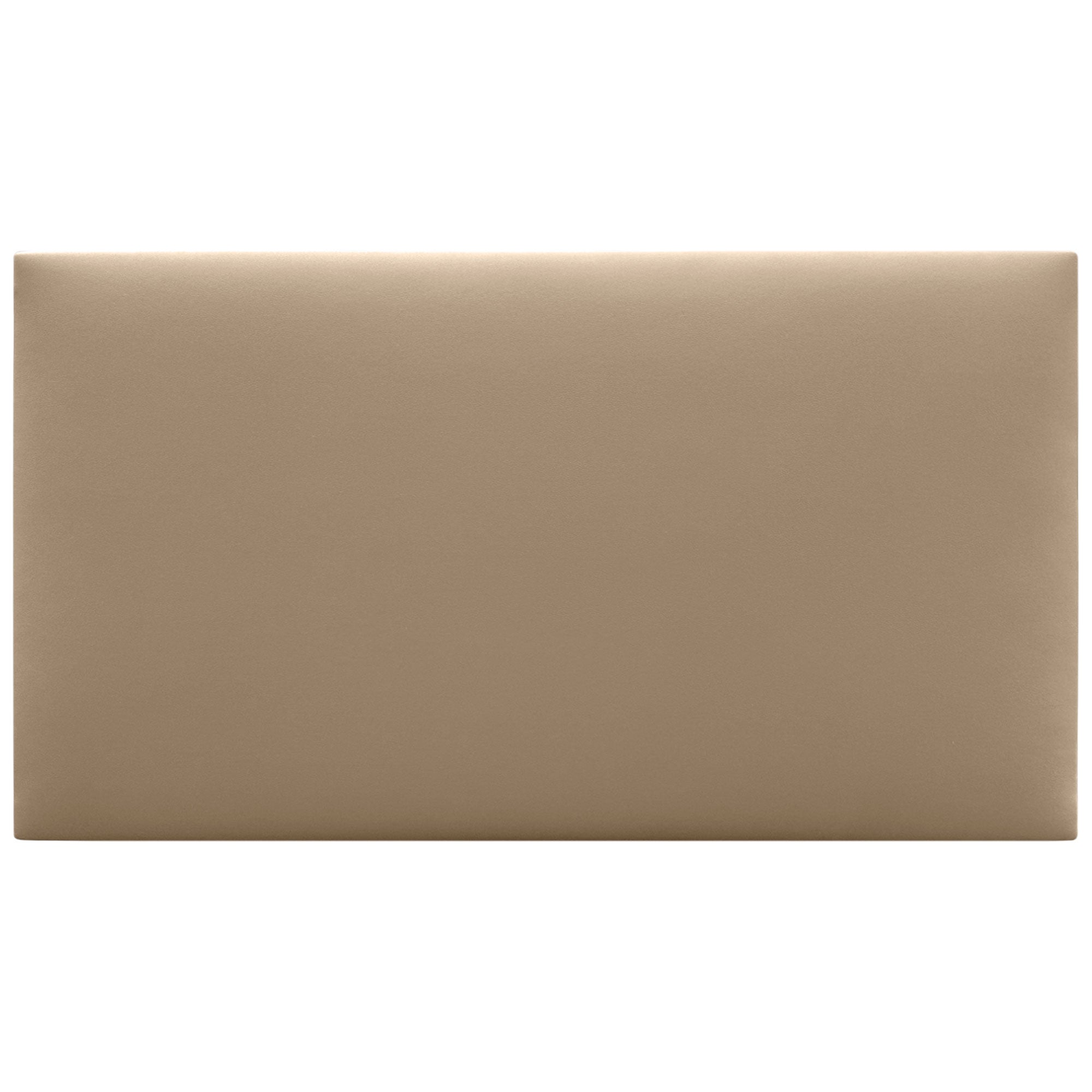 DHOME Cabecero de Polipiel Liso cabeceros Cabezal tapizado Cama (Polipiel Marrón Claro, 105cm (Camas 80/90/105)) - 3