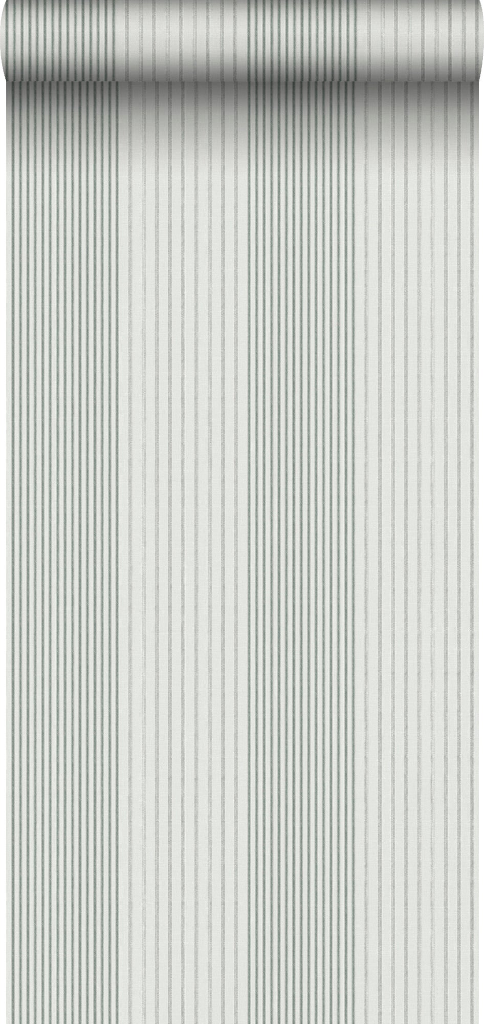 Tapeta paski szaro zielonym - 53 cm x 10.05 m - SANDERS &amp; SANDERS