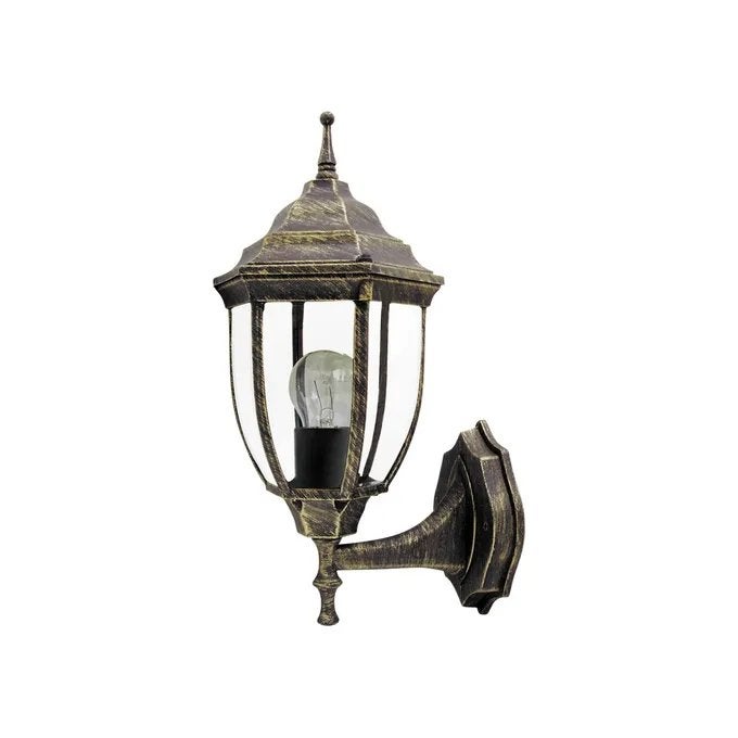 Kinkiet zewnętrzny Nizza antyczne złoto 1xE27x60W wym:36x16,5x20,5cm IP43 Rabalux