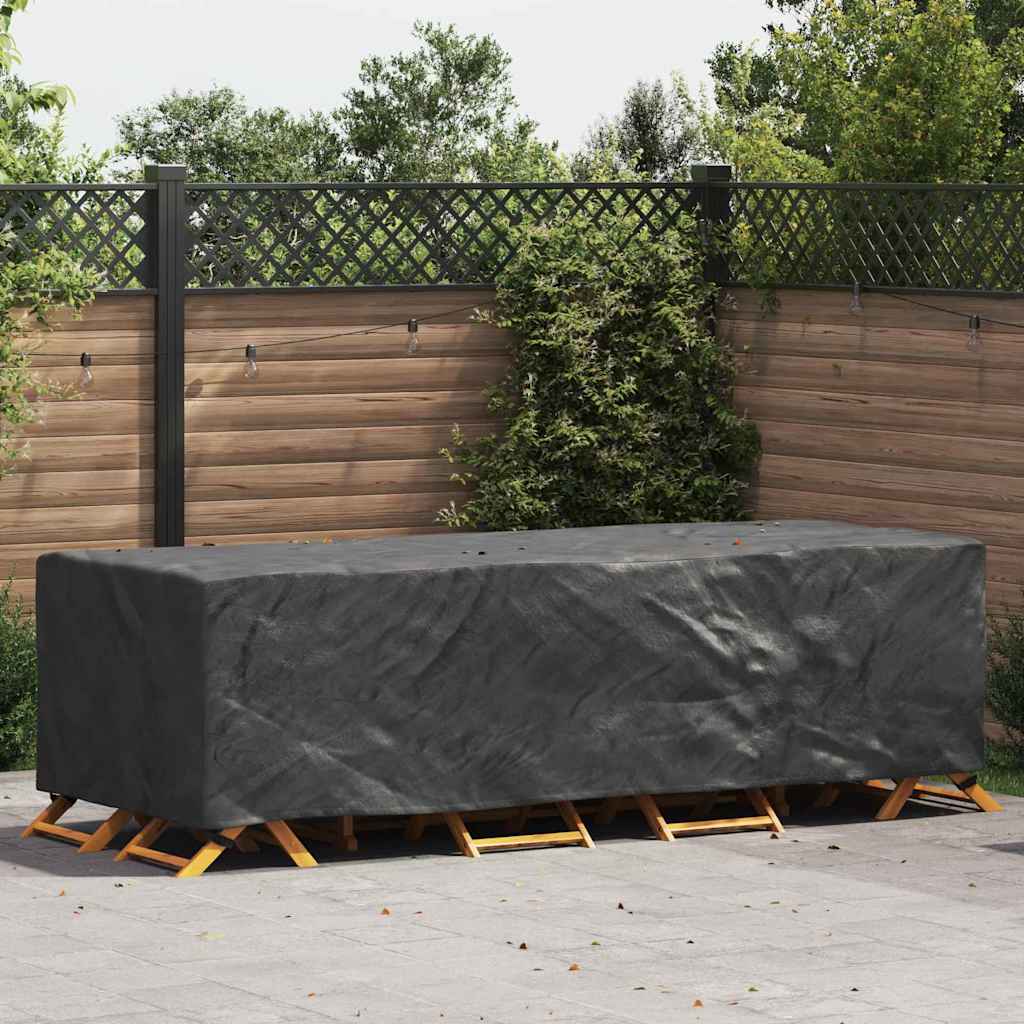 Pokrowiec na meble ogrodowe Czarny 270 x 110 x 70 cm 420D