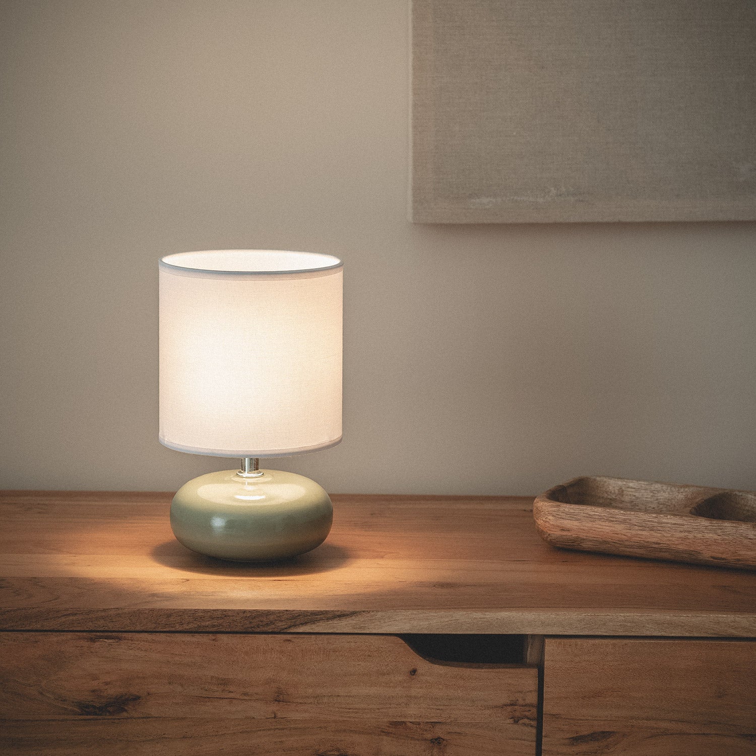 Ledkia Lampada da Tavolo Ceramica Ava Verde Celadon - 6