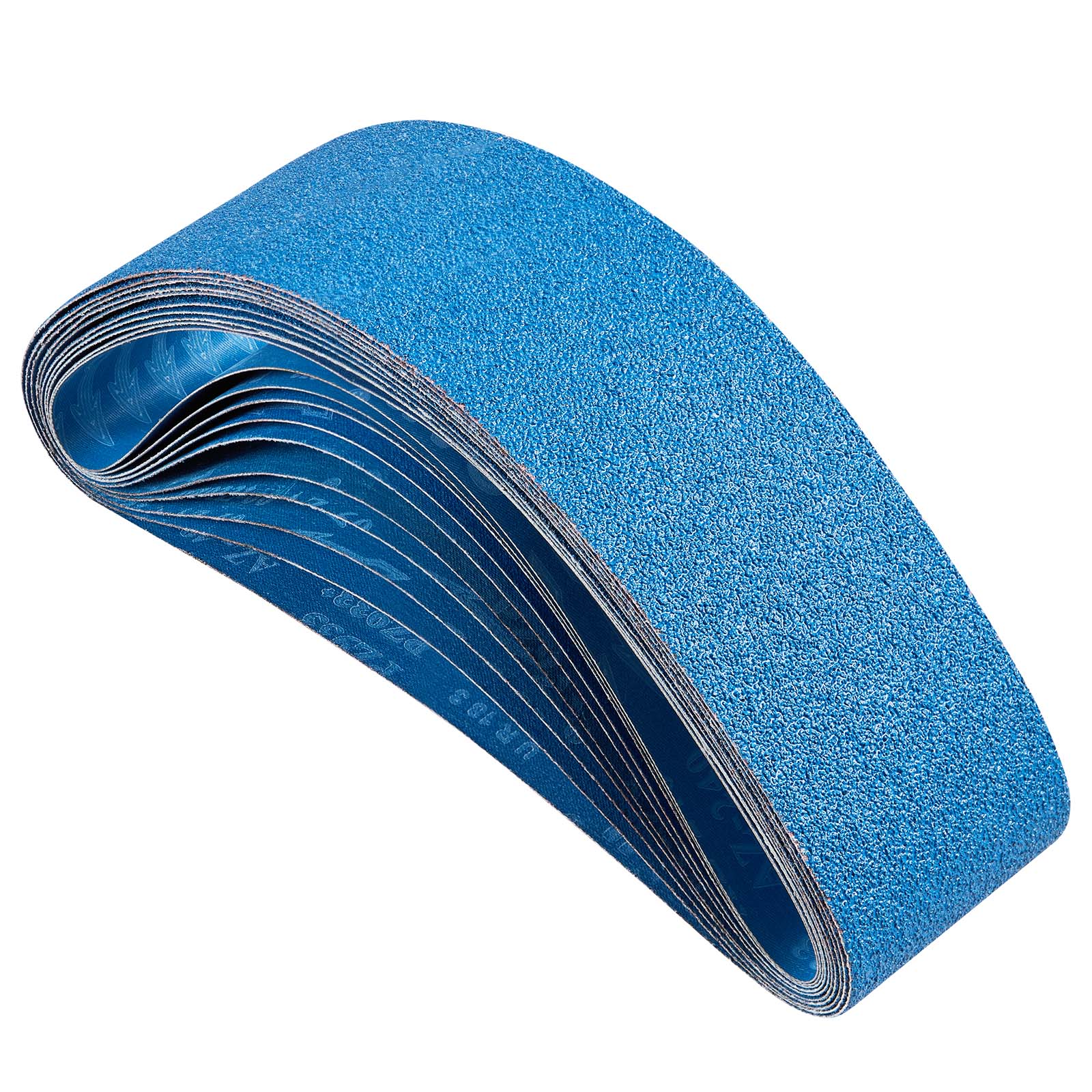 Pasy ścierne VEVOR cyrkonia 100x915 mm zestaw 10 szt gradacje 40 60 80 120 240 do szlifierki taśmowej metal stal nierdzewna
