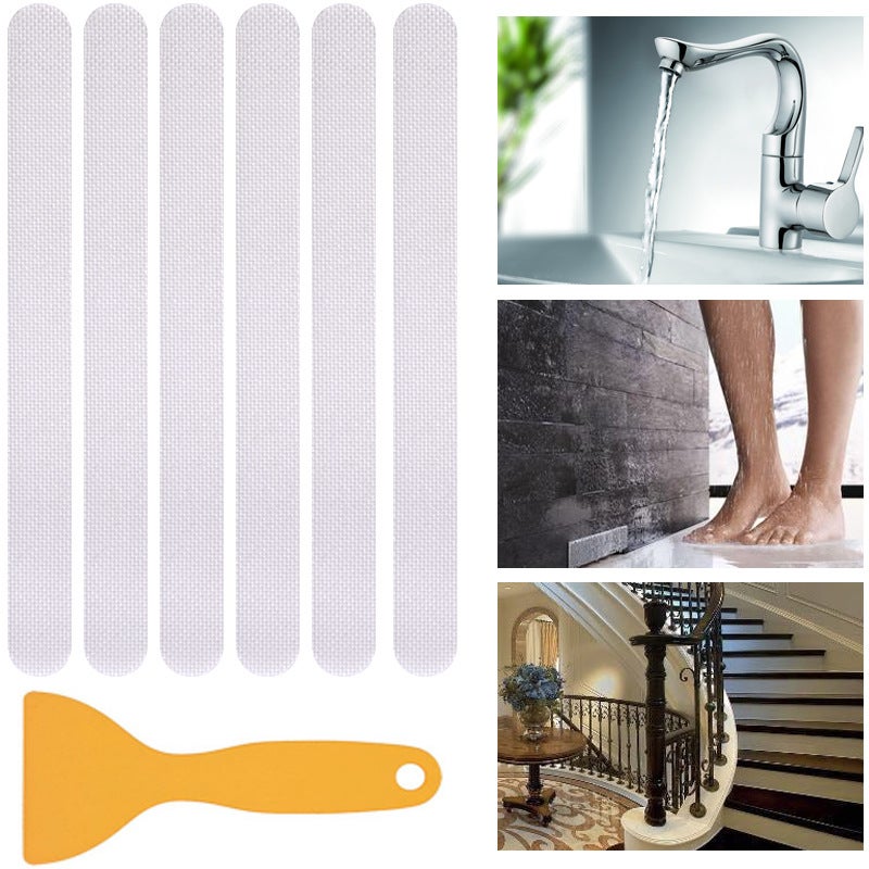 Secopad Lot de 20 grands autocollants antidérapants pour baignoire