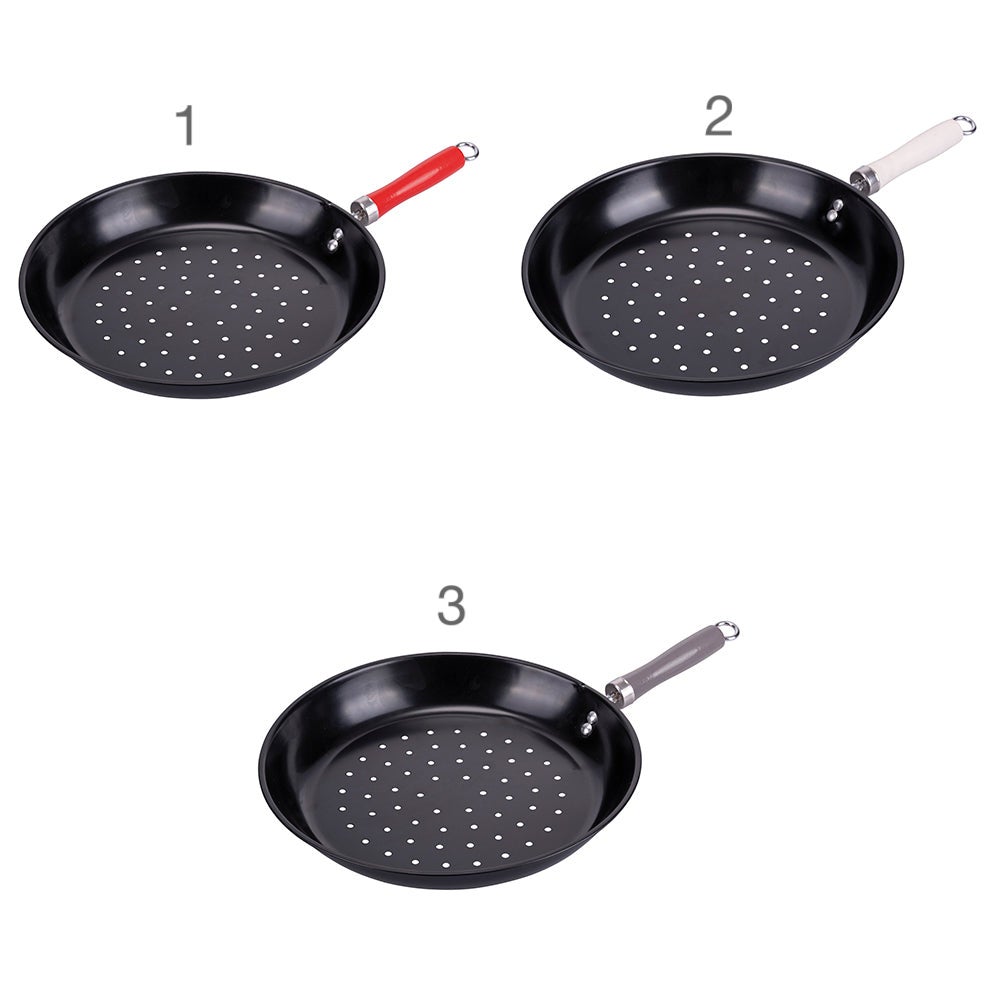 GoodCook AirPerfect 4483 – Padella Per Pizza Antiaderente In Acciaio Al Carbonio 35,6 Cm Con Fondo Forato