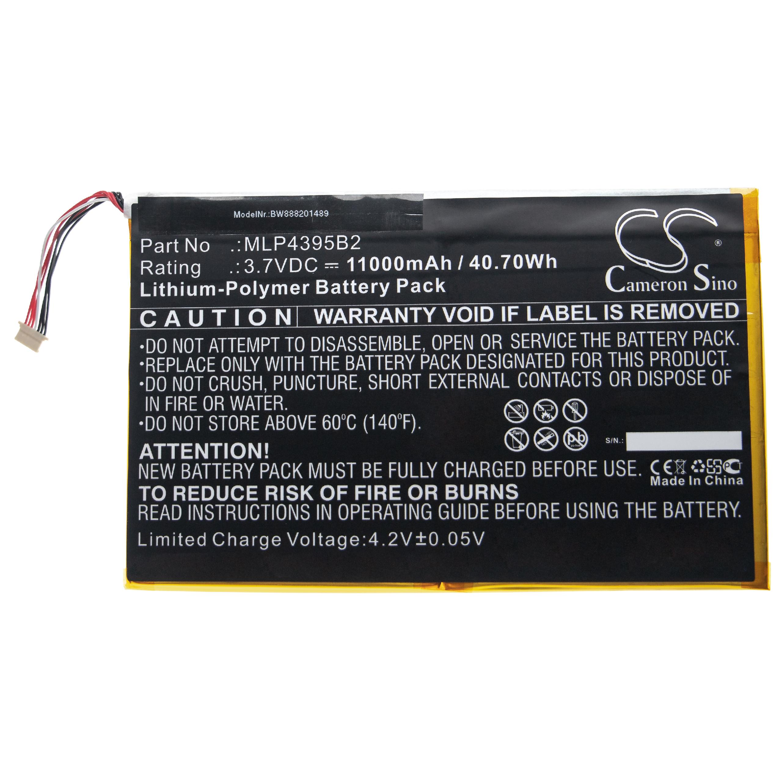 Batterie Remplacement Pour Lampe Fatboy PN704050 - 1600mAh Li-polymère - 3,7V