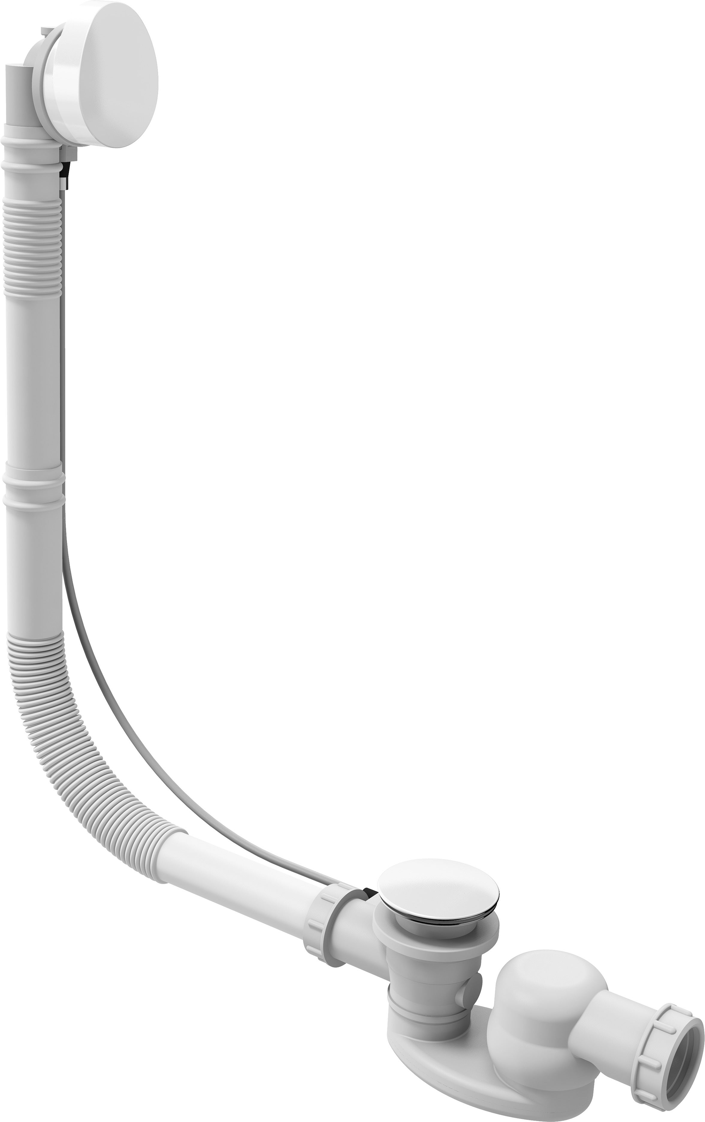 Vidage baignoire extra-plat JACOB DELAFON Blanc - 5