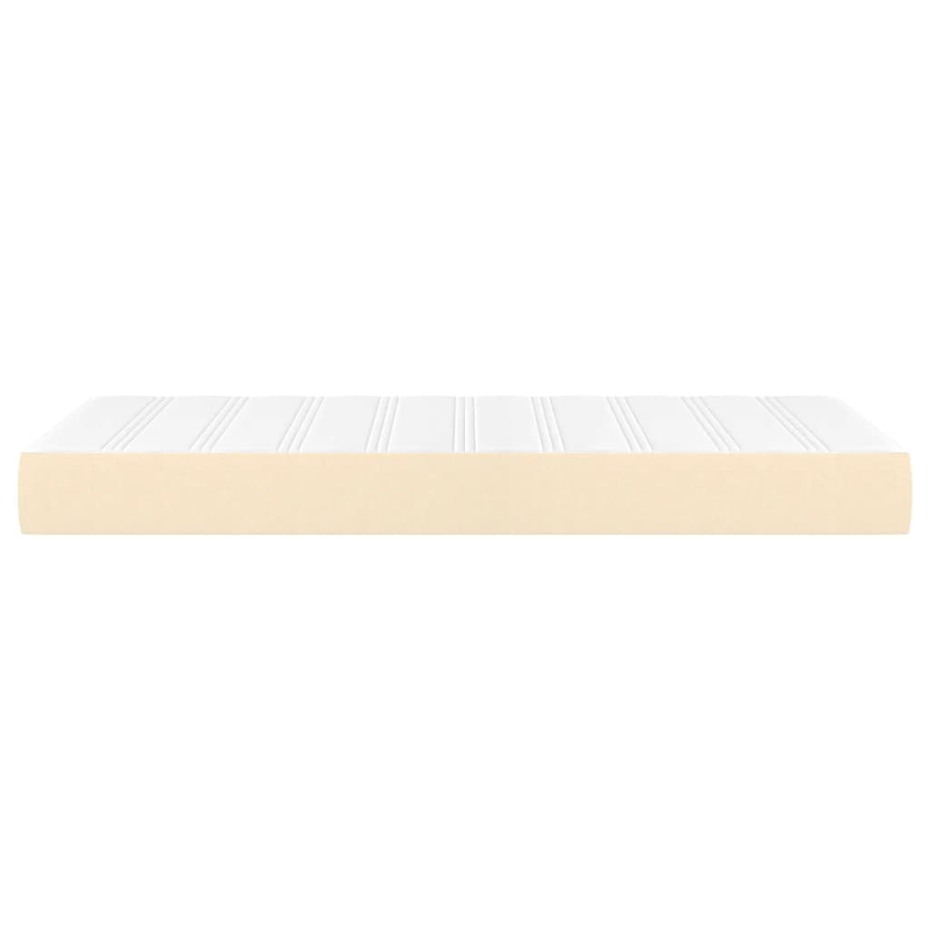 Maison Exclusive - Matelas de lit à ressorts ensachés Crème 90x190x20 cm Tissu - 4
