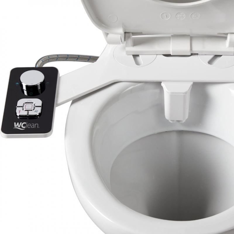 Kit bidet douchette slim pour abattant 'jet' coloris noir - 5