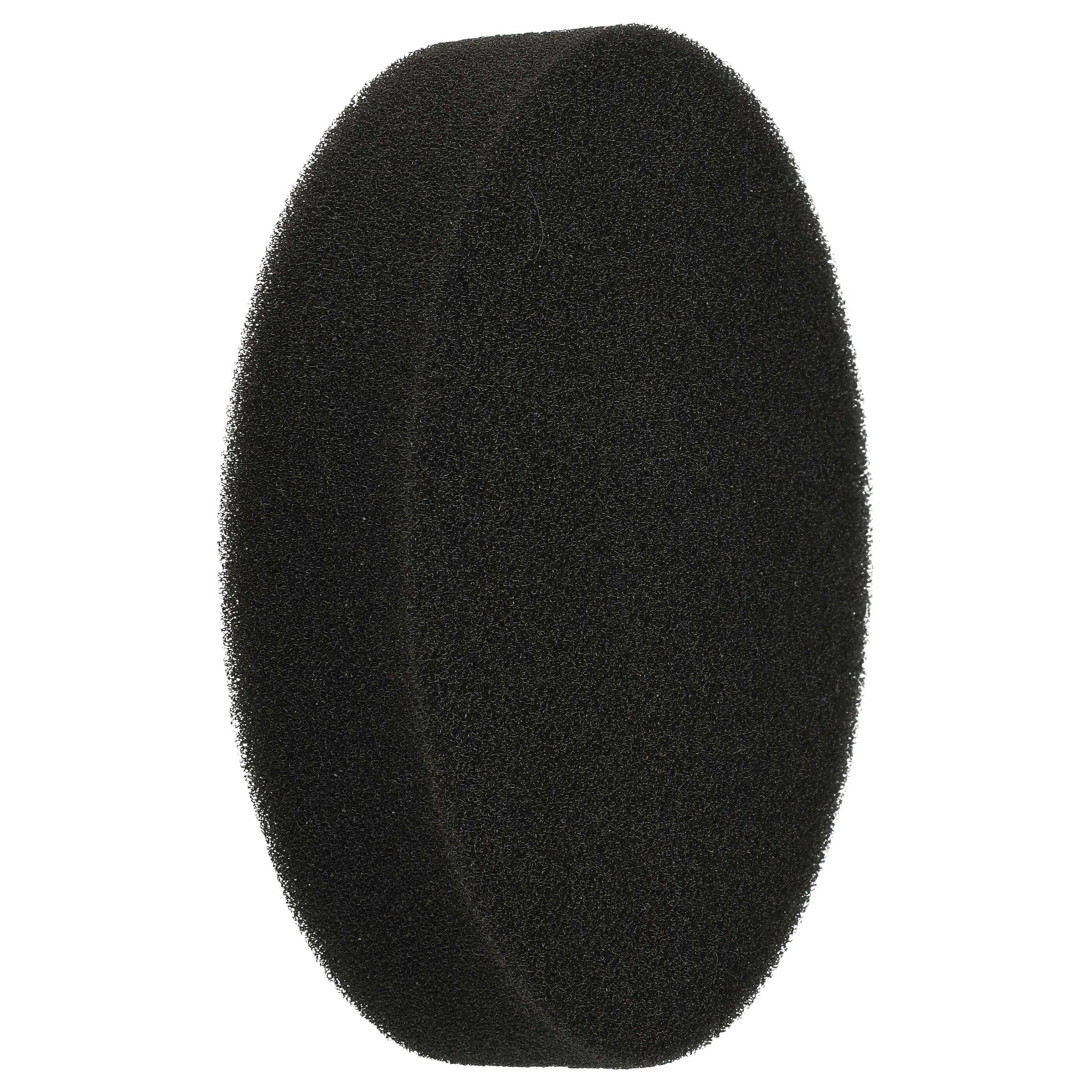 vhbw filtre compatible avec Rowenta Powerline Cyclonique, Powerline, RH7737, RH7721, RH7755, RH7743 aspirateur - Filtre en mousse noir - 2