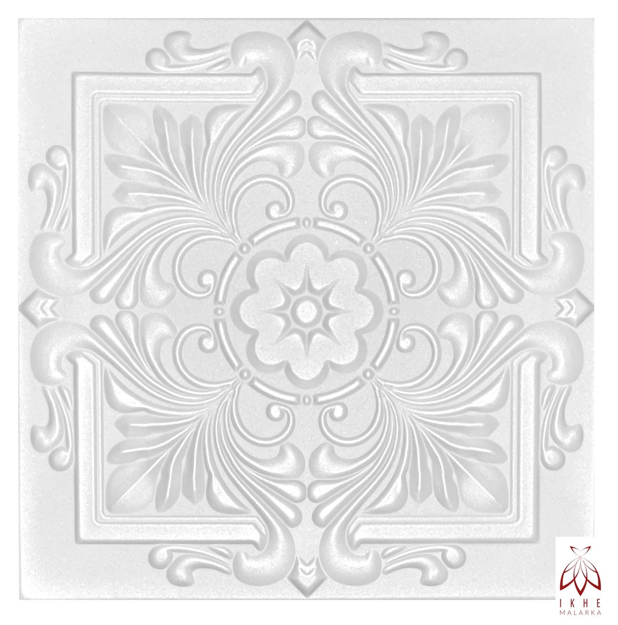 Panneaux muraux et plafond 3D noirVERDICO en polystyrène léger 100x50 cm – revêtement décoratif