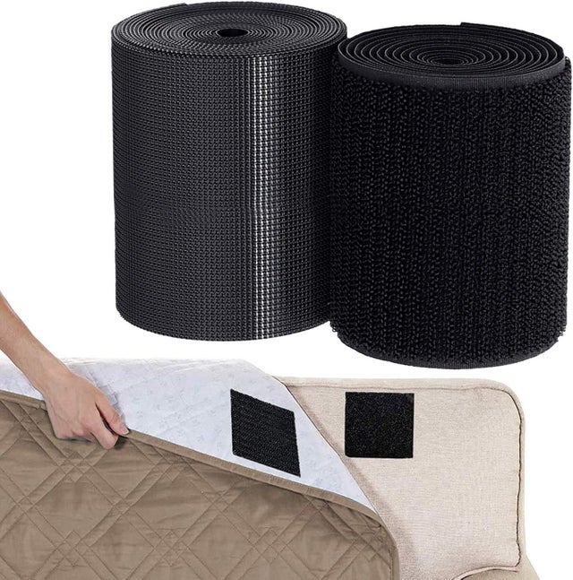 10cm de Large et 2M de LongScratch a Coudre pour les Tissus et les Vêtements, Non Adhésive Bande Scratch pour Projets de I'Artisanat, du Bricolage et