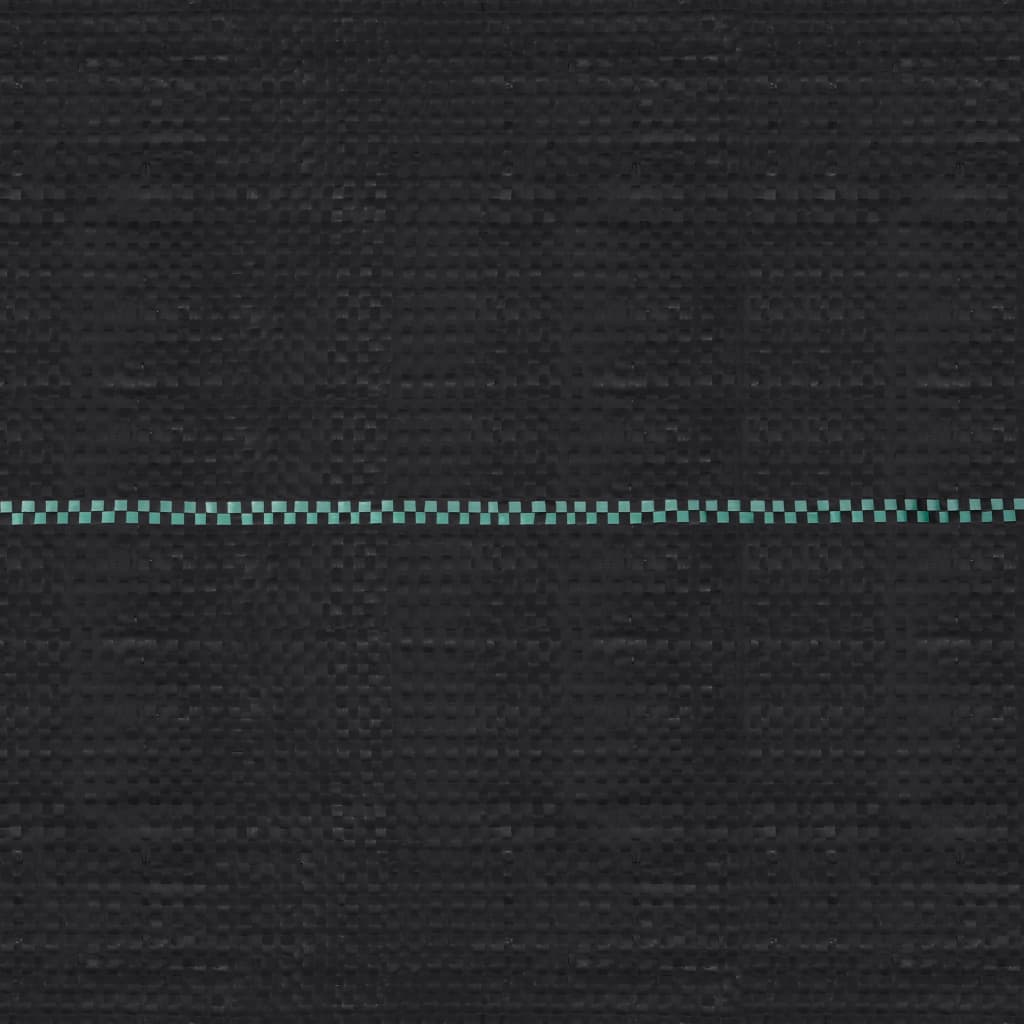 Tapis anti-mauvaises herbes et anti-racines en PP noir 2x5m - COMFORTXL - 3