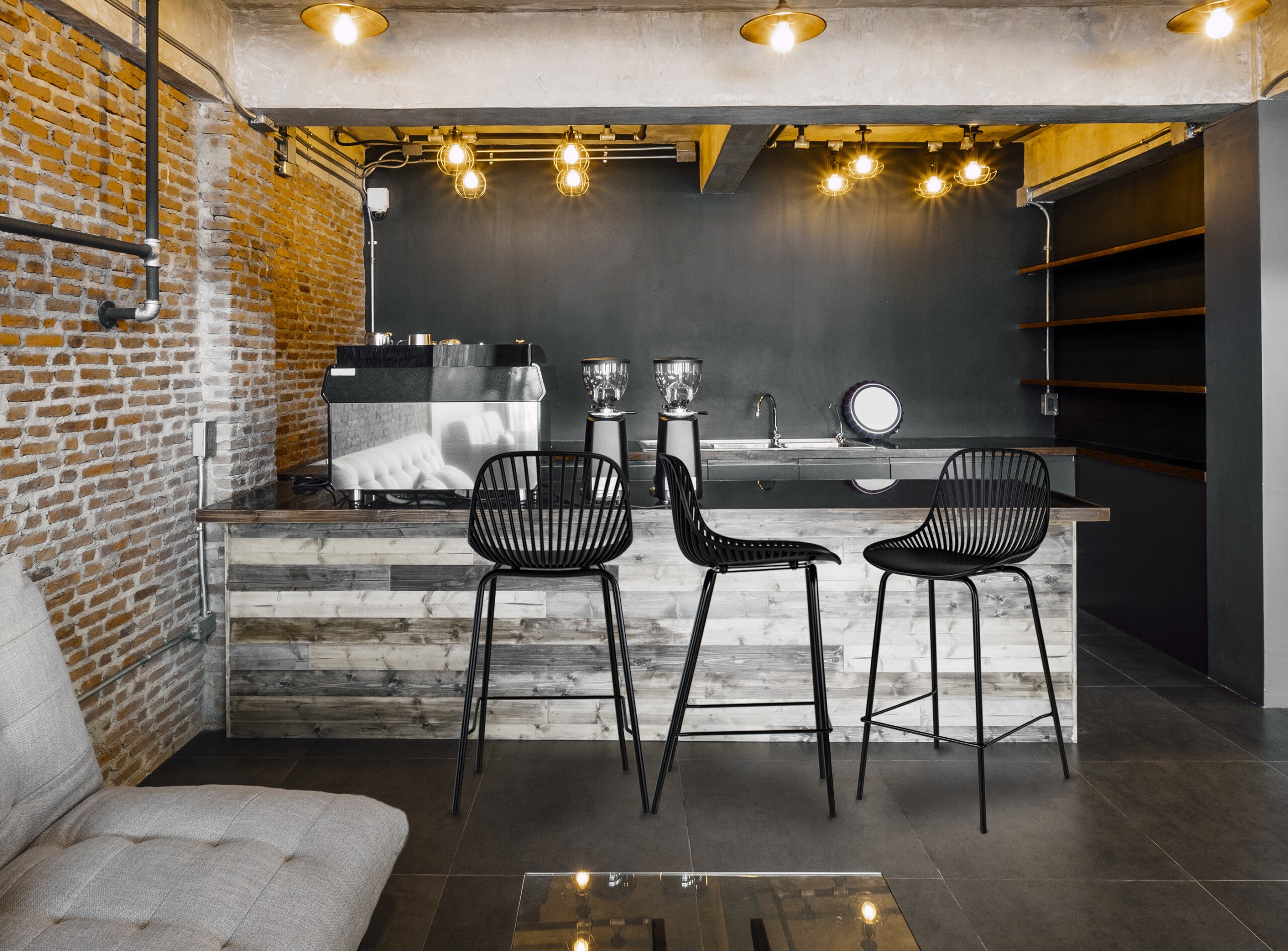 Sgabello cucina, sgabello alto bar mod. Venice (2pz) - 8