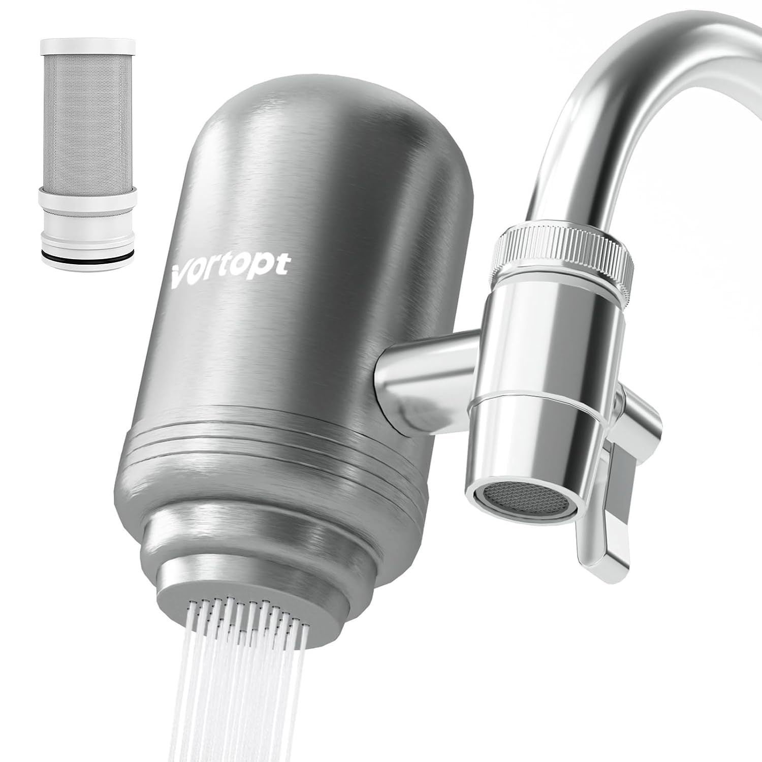 fiXte Filtro per lavello in acciaio inox per cucina, doccia, bagno, filtro per alimenti, 40 mm (piccolo), 54 mm (medio) o 70 mm (grande) disponibile ( piccolo