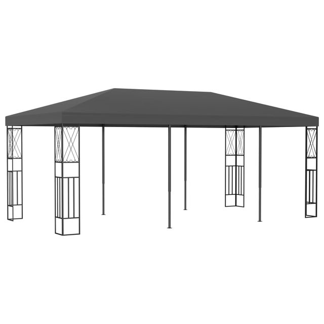 Gazebo da Giardino | Gazebo da Esterno 3x6 m Antracite in Tessuto CFW97781