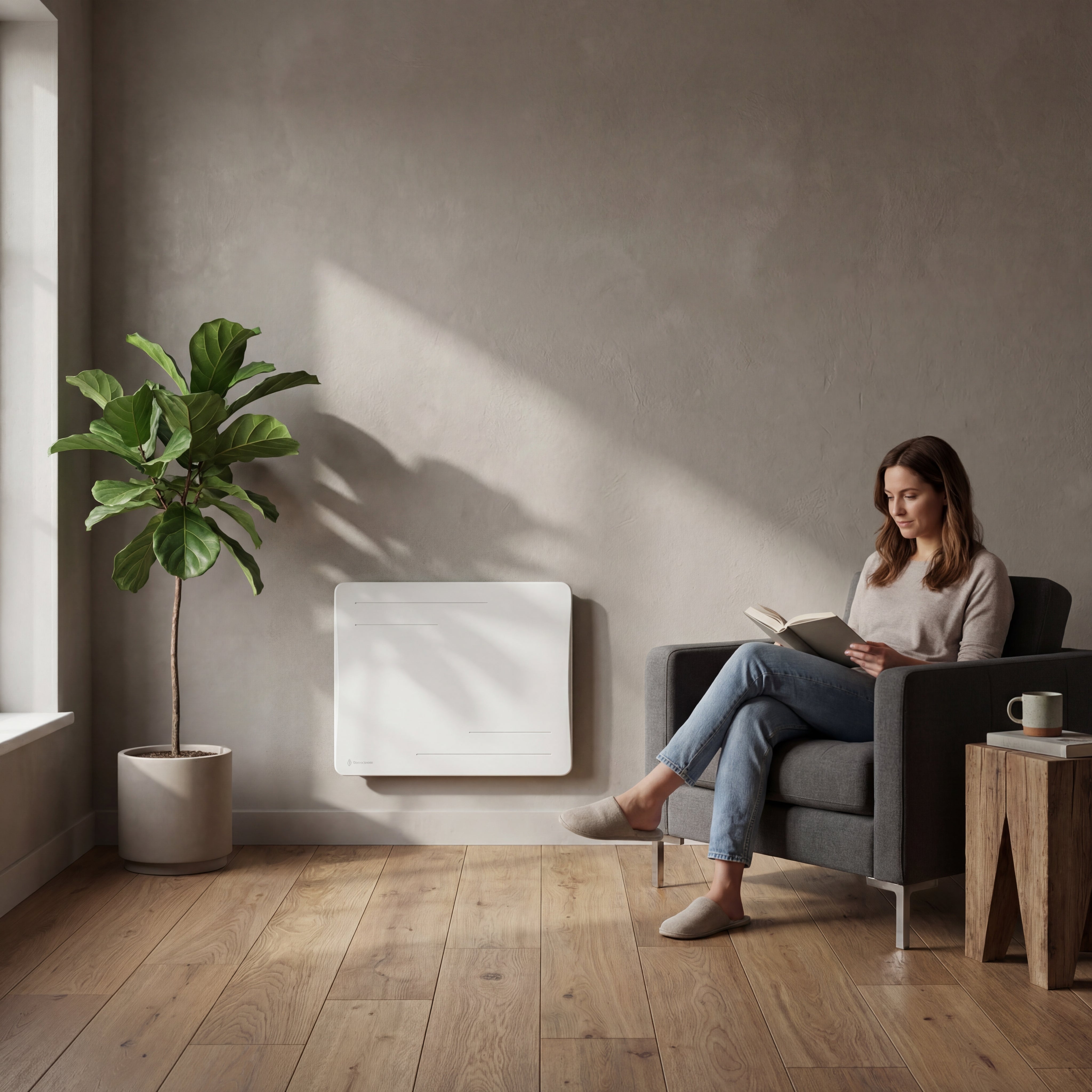 Grzejnik elektryczny ceramiczny 1000W WiFi Alice biały Thermoceram