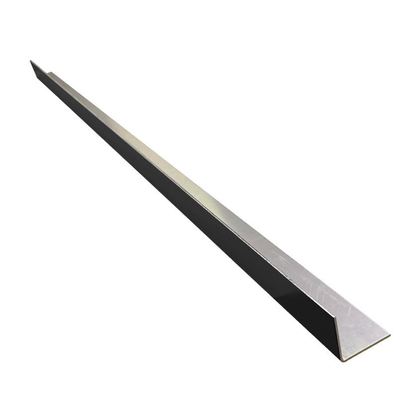 Cornière aluminium ECO noir foncé laquage extérieur, h.40mm x l.40mm x Ep.0.8 mm, L.3 m, ALUHOME - 2