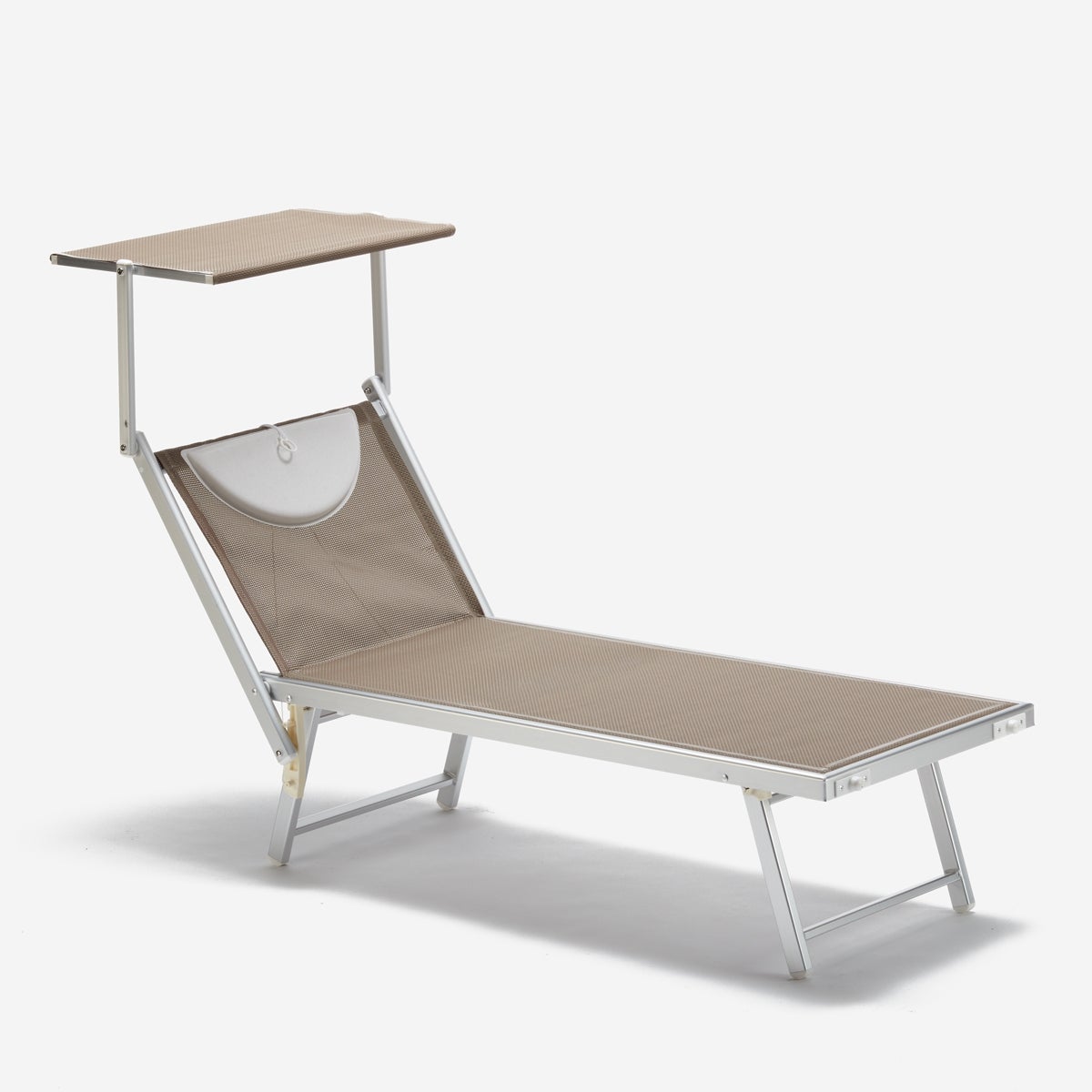 2 transats de plage bains de soleil en aluminium Santorini Limited Edition - 5