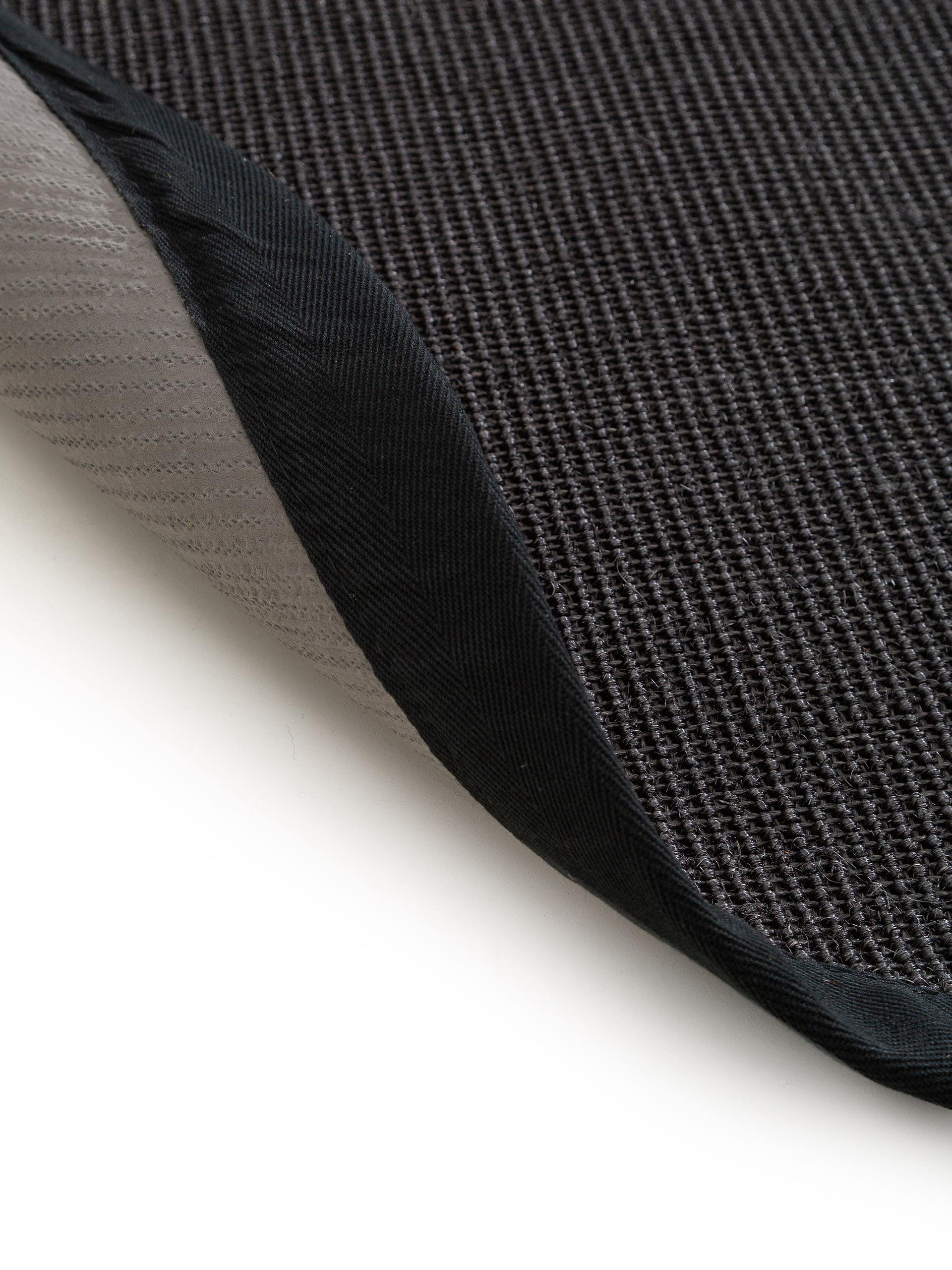BENUTA - Tapis sisal Sana noir ø 200 cm rond - 5