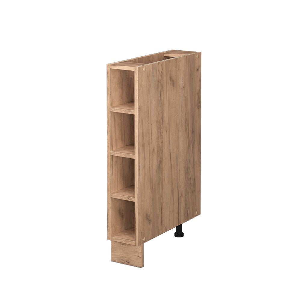 Vicco Etagère de cuisine Fame-Line, Chêne de force doré, 15cm sans PT - 4