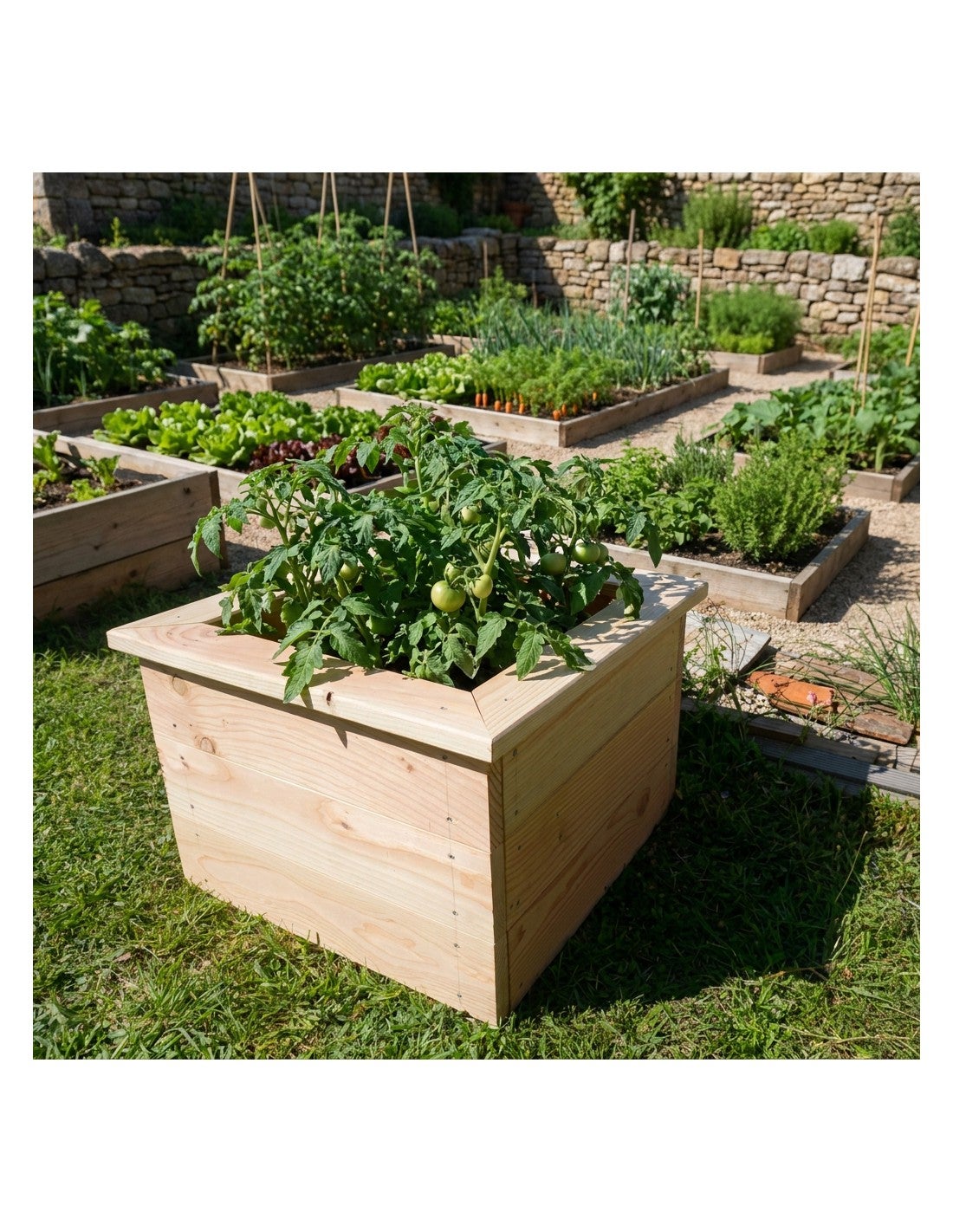 Carré Potager En Kit Douglas - 3 Dimensions Disponibles 120x60 Cm - 5