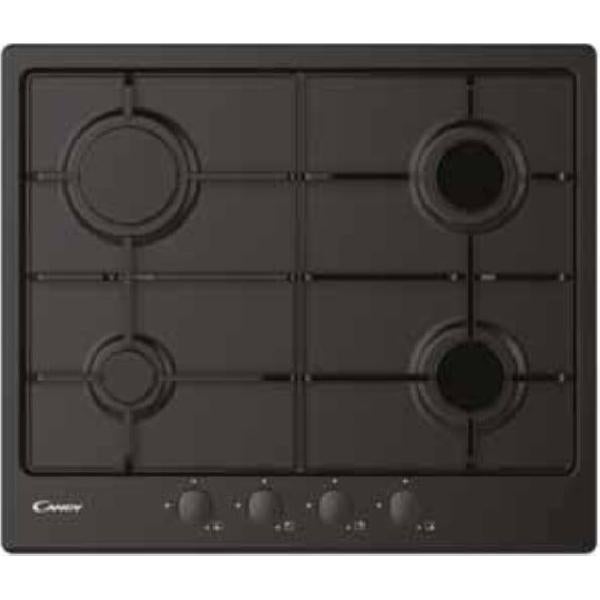 Candy Placa De Gas Empotrada Idea Chw6brbb De 4 Quemadores, Color Negro , Leroy Merlin
